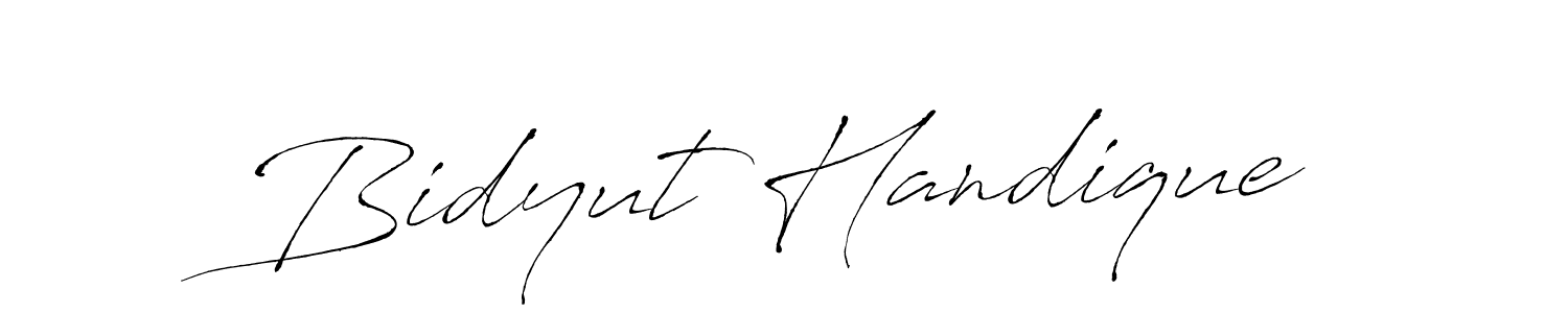 if you are searching for the best signature style for your name Bidyut Handique. so please give up your signature search. here we have designed multiple signature styles  using Antro_Vectra. Bidyut Handique signature style 6 images and pictures png