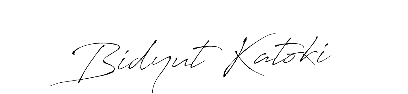 Use a signature maker to create a handwritten signature online. With this signature software, you can design (Antro_Vectra) your own signature for name Bidyut Katoki. Bidyut Katoki signature style 6 images and pictures png