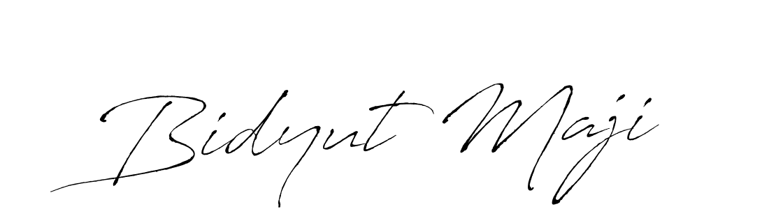 Bidyut Maji stylish signature style. Best Handwritten Sign (Antro_Vectra) for my name. Handwritten Signature Collection Ideas for my name Bidyut Maji. Bidyut Maji signature style 6 images and pictures png