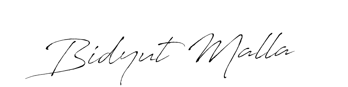 It looks lik you need a new signature style for name Bidyut Malla. Design unique handwritten (Antro_Vectra) signature with our free signature maker in just a few clicks. Bidyut Malla signature style 6 images and pictures png