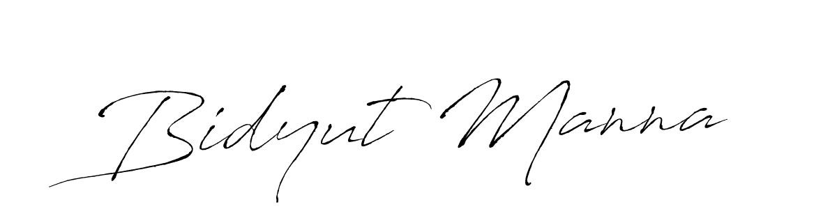 How to make Bidyut Manna signature? Antro_Vectra is a professional autograph style. Create handwritten signature for Bidyut Manna name. Bidyut Manna signature style 6 images and pictures png