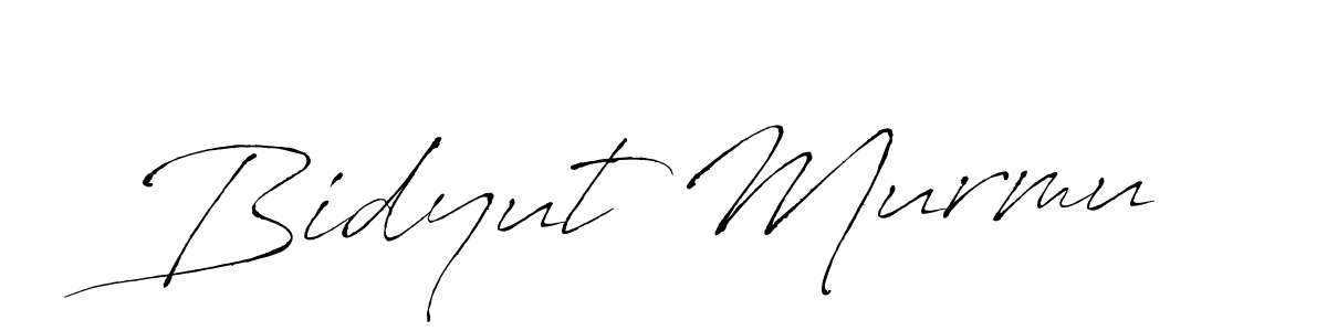 Bidyut Murmu stylish signature style. Best Handwritten Sign (Antro_Vectra) for my name. Handwritten Signature Collection Ideas for my name Bidyut Murmu. Bidyut Murmu signature style 6 images and pictures png