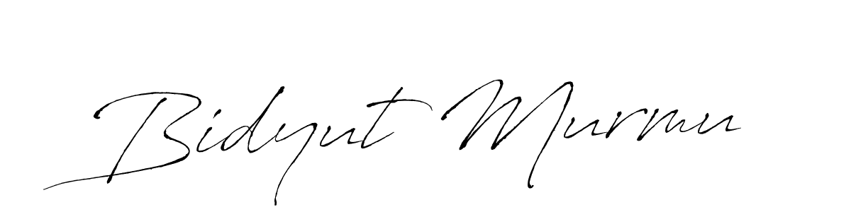 Use a signature maker to create a handwritten signature online. With this signature software, you can design (Antro_Vectra) your own signature for name Bidyut Murmu. Bidyut Murmu signature style 6 images and pictures png