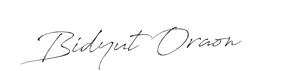 Use a signature maker to create a handwritten signature online. With this signature software, you can design (Antro_Vectra) your own signature for name Bidyut Oraon. Bidyut Oraon signature style 6 images and pictures png