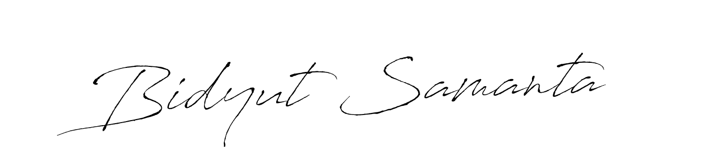 Design your own signature with our free online signature maker. With this signature software, you can create a handwritten (Antro_Vectra) signature for name Bidyut Samanta. Bidyut Samanta signature style 6 images and pictures png