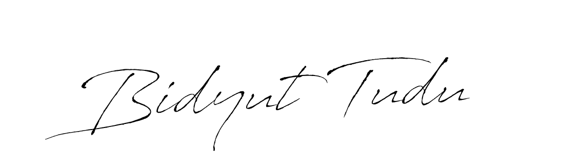 Use a signature maker to create a handwritten signature online. With this signature software, you can design (Antro_Vectra) your own signature for name Bidyut Tudu. Bidyut Tudu signature style 6 images and pictures png
