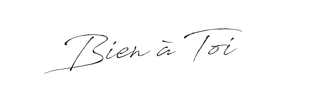 Make a beautiful signature design for name Bien à Toi. Use this online signature maker to create a handwritten signature for free. Bien à Toi signature style 6 images and pictures png