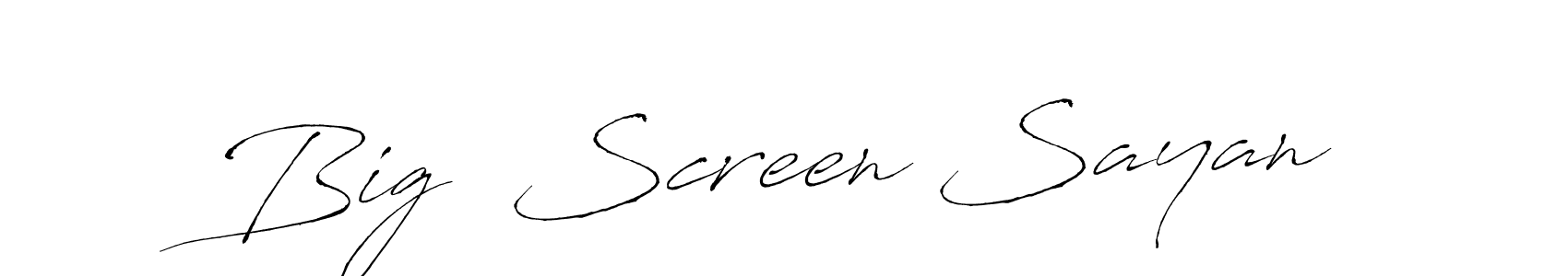 Best and Professional Signature Style for Big  Screen Sayan. Antro_Vectra Best Signature Style Collection. Big  Screen Sayan signature style 6 images and pictures png