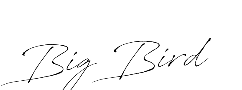 How to make Big Bird signature? Antro_Vectra is a professional autograph style. Create handwritten signature for Big Bird name. Big Bird signature style 6 images and pictures png