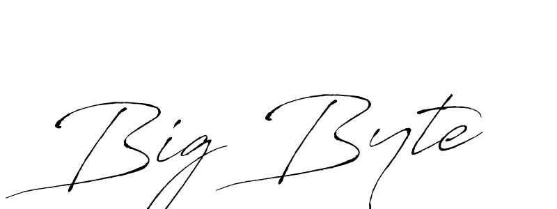 Also You can easily find your signature by using the search form. We will create Big Byte name handwritten signature images for you free of cost using Antro_Vectra sign style. Big Byte signature style 6 images and pictures png