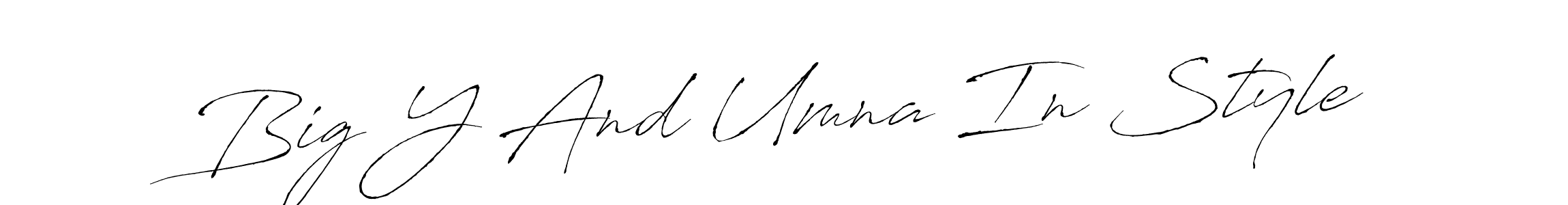 See photos of Big Y And Umna In Style official signature by Spectra . Check more albums & portfolios. Read reviews & check more about Antro_Vectra font. Big Y And Umna In Style signature style 6 images and pictures png