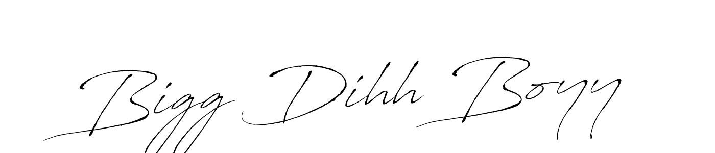 Make a beautiful signature design for name Bigg Dihh Boyy. Use this online signature maker to create a handwritten signature for free. Bigg Dihh Boyy signature style 6 images and pictures png
