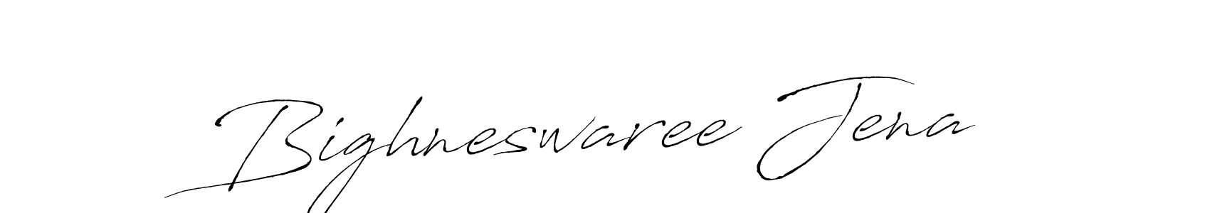 The best way (Antro_Vectra) to make a short signature is to pick only two or three words in your name. The name Bighneswaree Jena include a total of six letters. For converting this name. Bighneswaree Jena signature style 6 images and pictures png