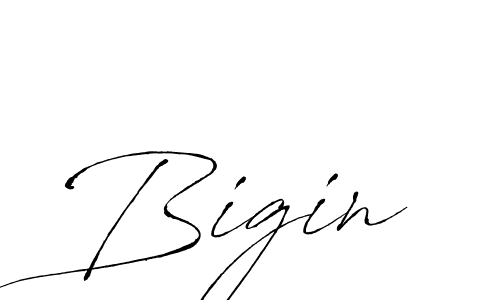 How to make Bigin signature? Antro_Vectra is a professional autograph style. Create handwritten signature for Bigin name. Bigin signature style 6 images and pictures png