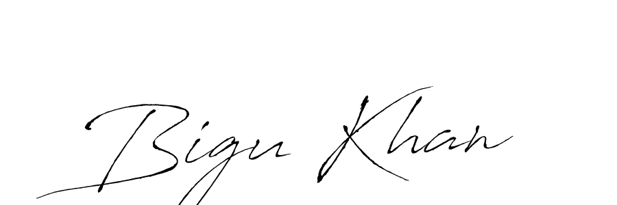 You should practise on your own different ways (Antro_Vectra) to write your name (Bigu Khan) in signature. don't let someone else do it for you. Bigu Khan signature style 6 images and pictures png