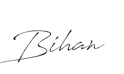 Bihan stylish signature style. Best Handwritten Sign (Antro_Vectra) for my name. Handwritten Signature Collection Ideas for my name Bihan. Bihan signature style 6 images and pictures png