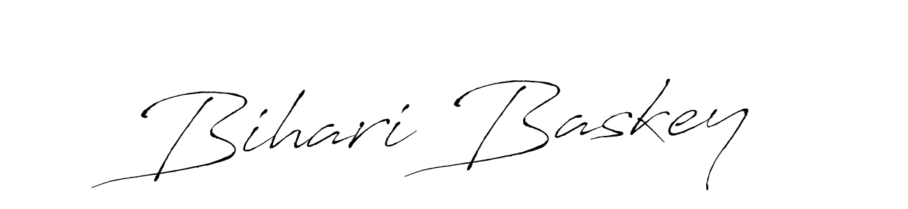 Also You can easily find your signature by using the search form. We will create Bihari Baskey name handwritten signature images for you free of cost using Antro_Vectra sign style. Bihari Baskey signature style 6 images and pictures png