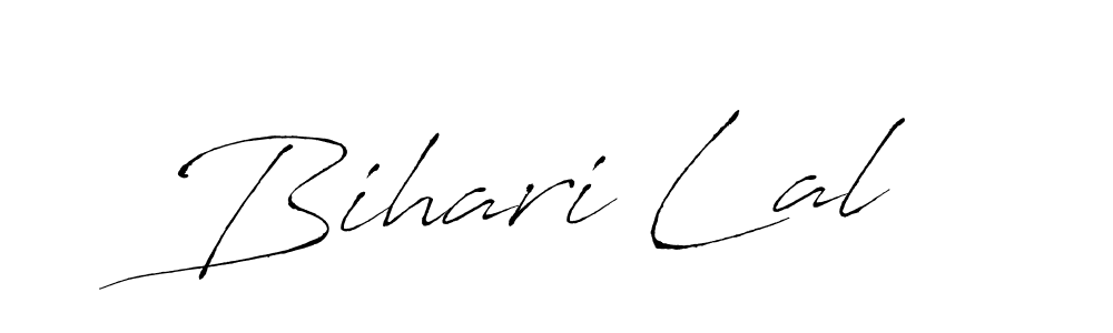 Design your own signature with our free online signature maker. With this signature software, you can create a handwritten (Antro_Vectra) signature for name Bihari Lal. Bihari Lal signature style 6 images and pictures png