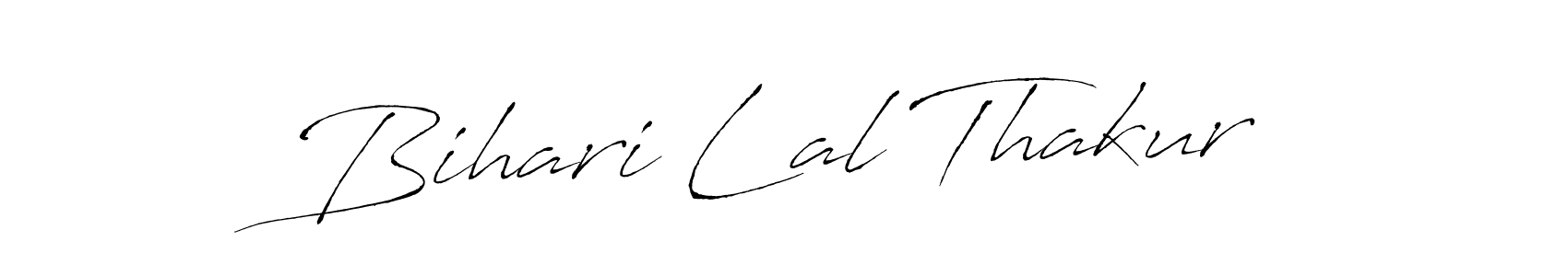 You should practise on your own different ways (Antro_Vectra) to write your name (Bihari Lal Thakur) in signature. don't let someone else do it for you. Bihari Lal Thakur signature style 6 images and pictures png