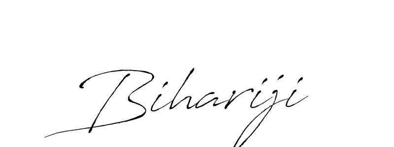 Bihariji stylish signature style. Best Handwritten Sign (Antro_Vectra) for my name. Handwritten Signature Collection Ideas for my name Bihariji. Bihariji signature style 6 images and pictures png