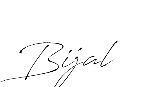 Design your own signature with our free online signature maker. With this signature software, you can create a handwritten (Antro_Vectra) signature for name Bijal. Bijal signature style 6 images and pictures png
