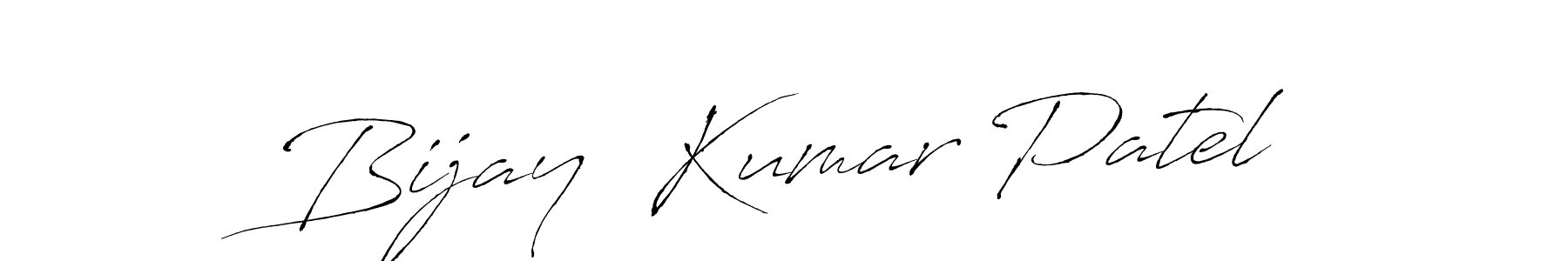 Use a signature maker to create a handwritten signature online. With this signature software, you can design (Antro_Vectra) your own signature for name Bijay  Kumar Patel. Bijay  Kumar Patel signature style 6 images and pictures png