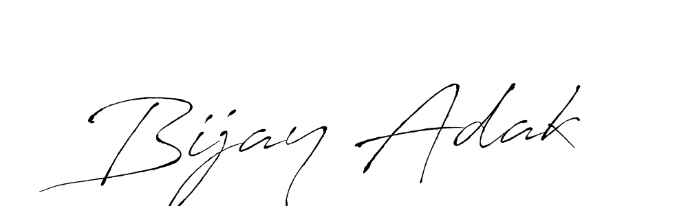 How to make Bijay Adak signature? Antro_Vectra is a professional autograph style. Create handwritten signature for Bijay Adak name. Bijay Adak signature style 6 images and pictures png