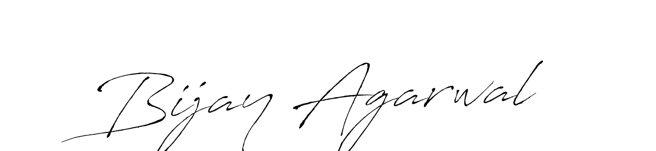 Make a beautiful signature design for name Bijay Agarwal. With this signature (Antro_Vectra) style, you can create a handwritten signature for free. Bijay Agarwal signature style 6 images and pictures png