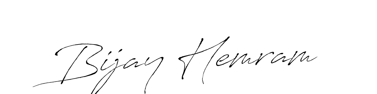 Antro_Vectra is a professional signature style that is perfect for those who want to add a touch of class to their signature. It is also a great choice for those who want to make their signature more unique. Get Bijay Hemram name to fancy signature for free. Bijay Hemram signature style 6 images and pictures png