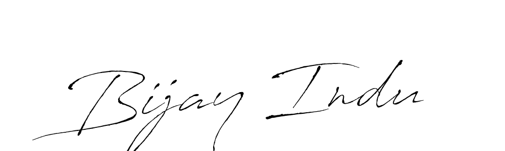 It looks lik you need a new signature style for name Bijay Indu. Design unique handwritten (Antro_Vectra) signature with our free signature maker in just a few clicks. Bijay Indu signature style 6 images and pictures png