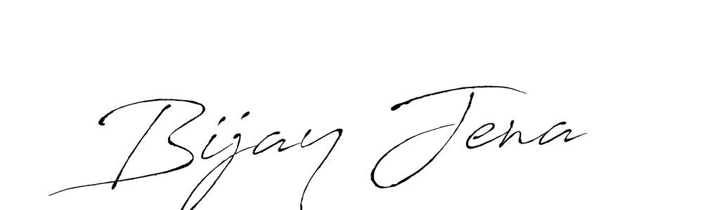 Design your own signature with our free online signature maker. With this signature software, you can create a handwritten (Antro_Vectra) signature for name Bijay Jena. Bijay Jena signature style 6 images and pictures png