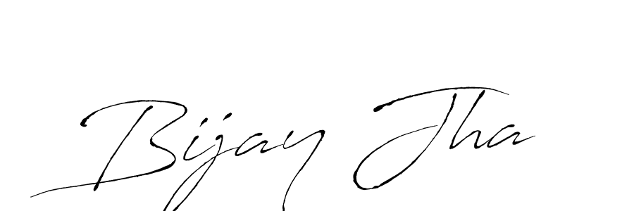 Also we have Bijay Jha name is the best signature style. Create professional handwritten signature collection using Antro_Vectra autograph style. Bijay Jha signature style 6 images and pictures png