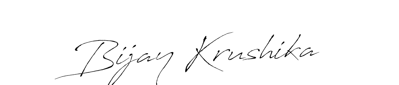 It looks lik you need a new signature style for name Bijay Krushika. Design unique handwritten (Antro_Vectra) signature with our free signature maker in just a few clicks. Bijay Krushika signature style 6 images and pictures png