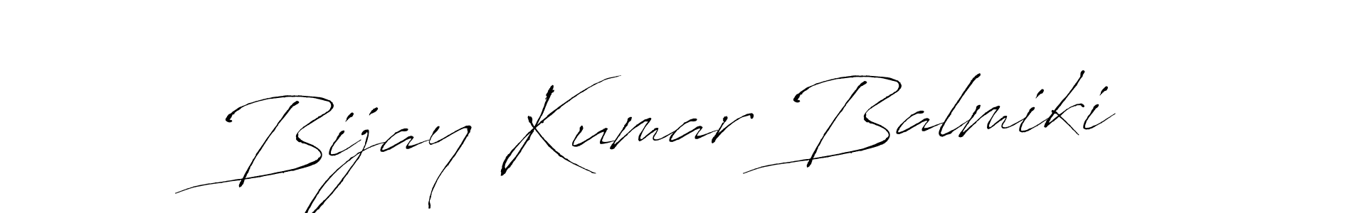 Create a beautiful signature design for name Bijay Kumar Balmiki. With this signature (Antro_Vectra) fonts, you can make a handwritten signature for free. Bijay Kumar Balmiki signature style 6 images and pictures png