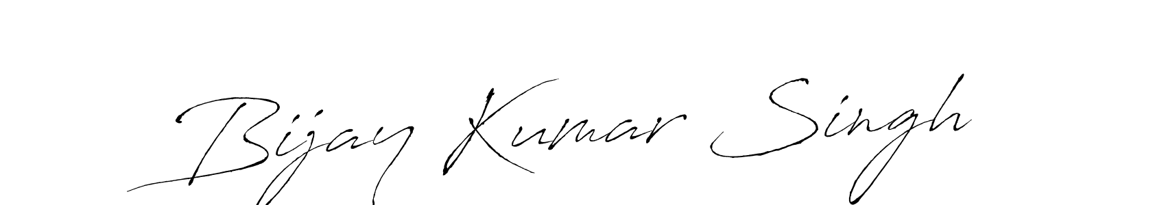 Design your own signature with our free online signature maker. With this signature software, you can create a handwritten (Antro_Vectra) signature for name Bijay Kumar Singh. Bijay Kumar Singh signature style 6 images and pictures png