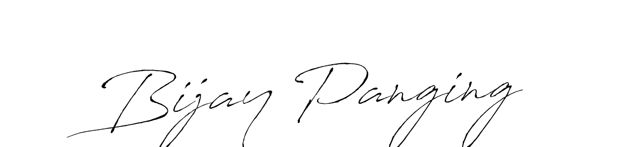 Use a signature maker to create a handwritten signature online. With this signature software, you can design (Antro_Vectra) your own signature for name Bijay Panging. Bijay Panging signature style 6 images and pictures png