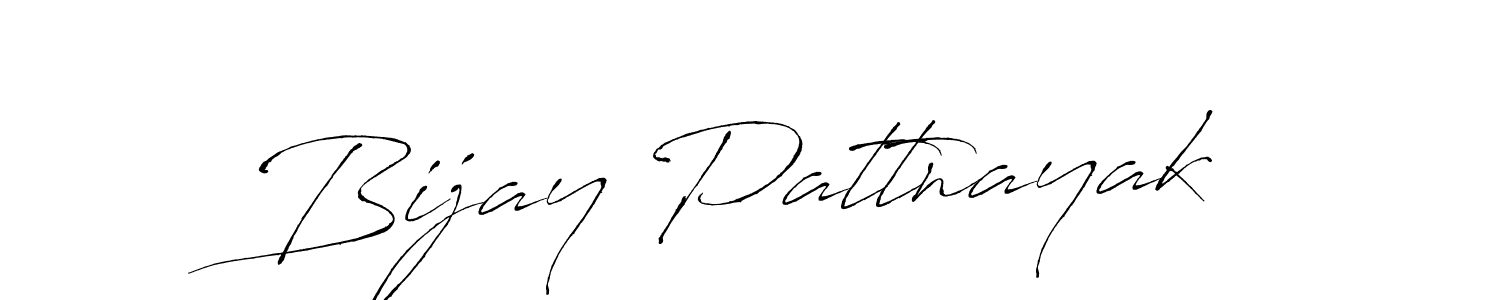 Create a beautiful signature design for name Bijay Pattnayak. With this signature (Antro_Vectra) fonts, you can make a handwritten signature for free. Bijay Pattnayak signature style 6 images and pictures png