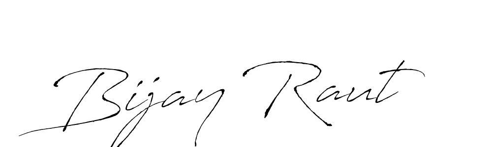 How to make Bijay Raut name signature. Use Antro_Vectra style for creating short signs online. This is the latest handwritten sign. Bijay Raut signature style 6 images and pictures png