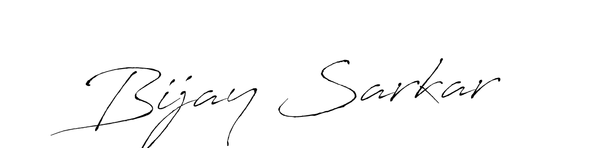 Make a beautiful signature design for name Bijay Sarkar. With this signature (Antro_Vectra) style, you can create a handwritten signature for free. Bijay Sarkar signature style 6 images and pictures png