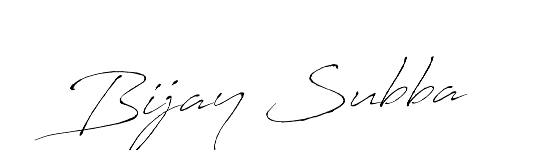How to make Bijay Subba signature? Antro_Vectra is a professional autograph style. Create handwritten signature for Bijay Subba name. Bijay Subba signature style 6 images and pictures png