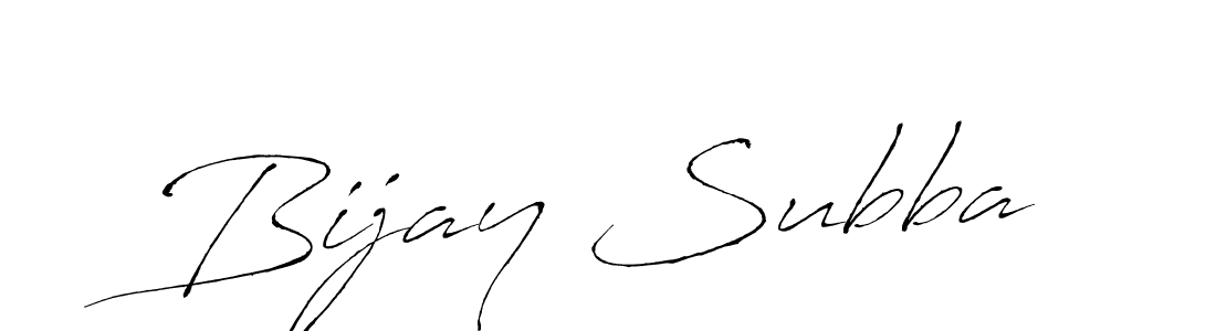 How to make Bijay Subba signature? Antro_Vectra is a professional autograph style. Create handwritten signature for Bijay Subba name. Bijay Subba signature style 6 images and pictures png