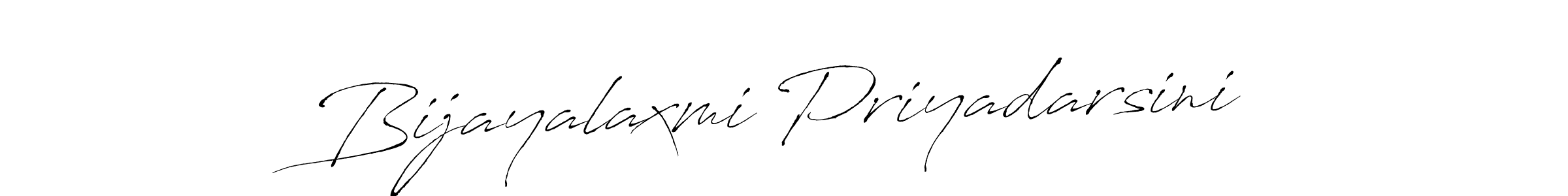 Create a beautiful signature design for name Bijayalaxmi Priyadarsini. With this signature (Antro_Vectra) fonts, you can make a handwritten signature for free. Bijayalaxmi Priyadarsini signature style 6 images and pictures png