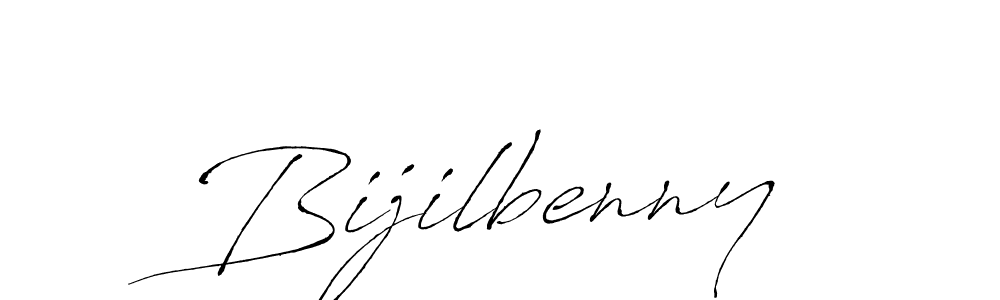 Design your own signature with our free online signature maker. With this signature software, you can create a handwritten (Antro_Vectra) signature for name Bijilbenny. Bijilbenny signature style 6 images and pictures png