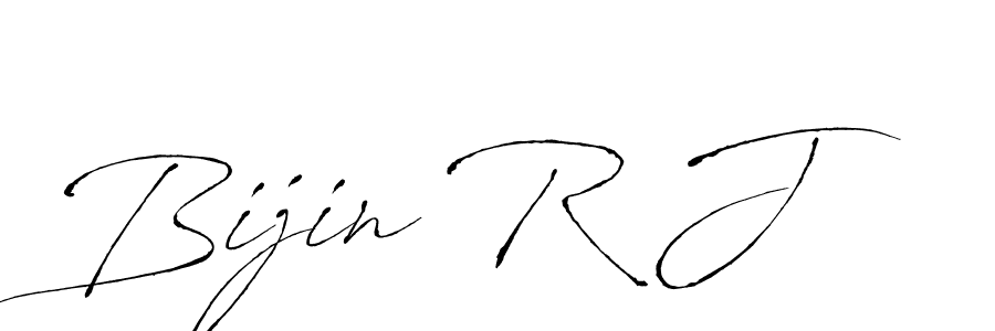 Design your own signature with our free online signature maker. With this signature software, you can create a handwritten (Antro_Vectra) signature for name Bijin R J. Bijin R J signature style 6 images and pictures png