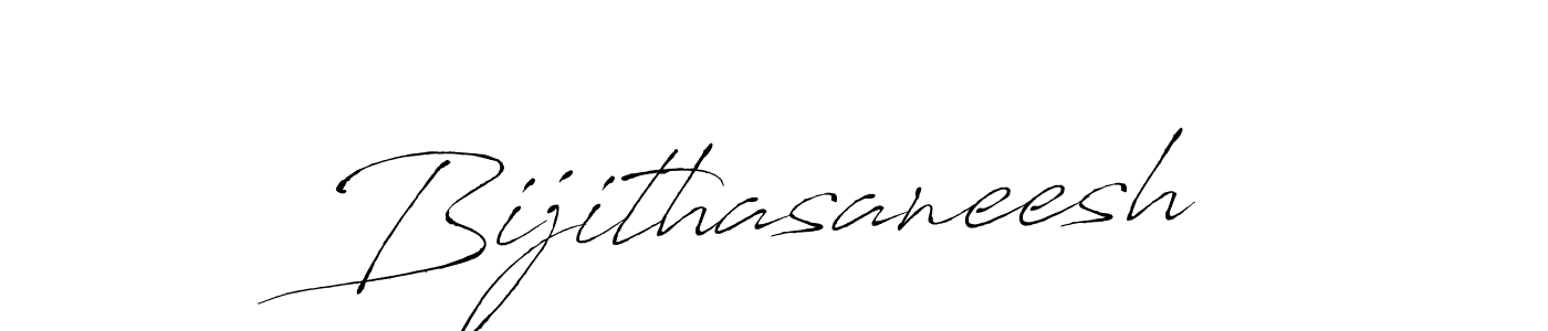 Make a beautiful signature design for name Bijithasaneesh. With this signature (Antro_Vectra) style, you can create a handwritten signature for free. Bijithasaneesh signature style 6 images and pictures png