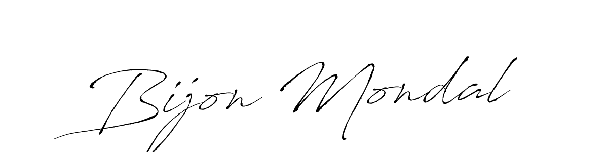 Also You can easily find your signature by using the search form. We will create Bijon Mondal name handwritten signature images for you free of cost using Antro_Vectra sign style. Bijon Mondal signature style 6 images and pictures png
