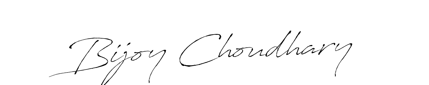 Design your own signature with our free online signature maker. With this signature software, you can create a handwritten (Antro_Vectra) signature for name Bijoy Choudhary. Bijoy Choudhary signature style 6 images and pictures png