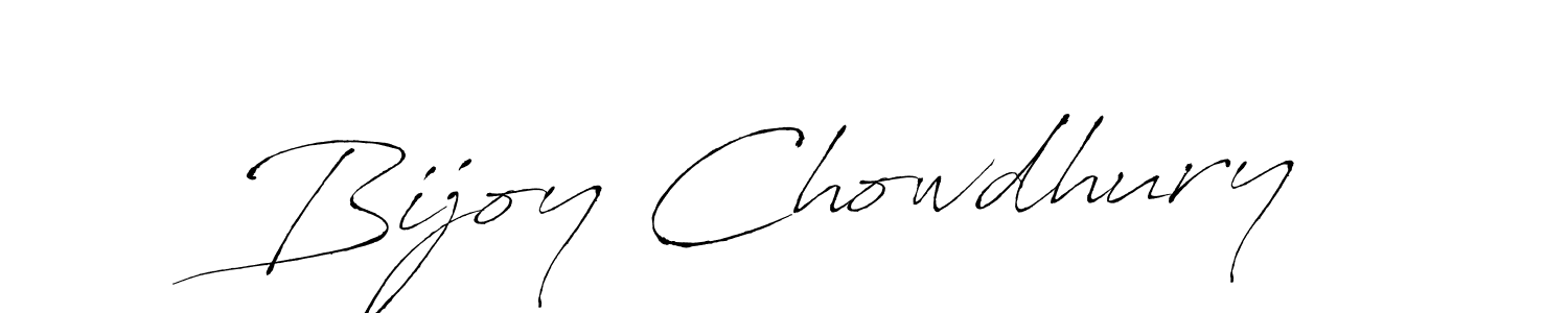 Make a beautiful signature design for name Bijoy Chowdhury. With this signature (Antro_Vectra) style, you can create a handwritten signature for free. Bijoy Chowdhury signature style 6 images and pictures png