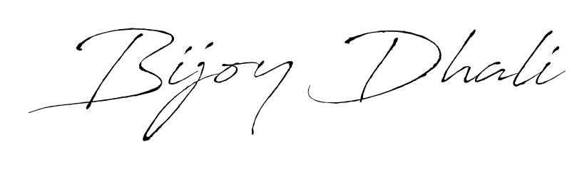 Design your own signature with our free online signature maker. With this signature software, you can create a handwritten (Antro_Vectra) signature for name Bijoy Dhali. Bijoy Dhali signature style 6 images and pictures png