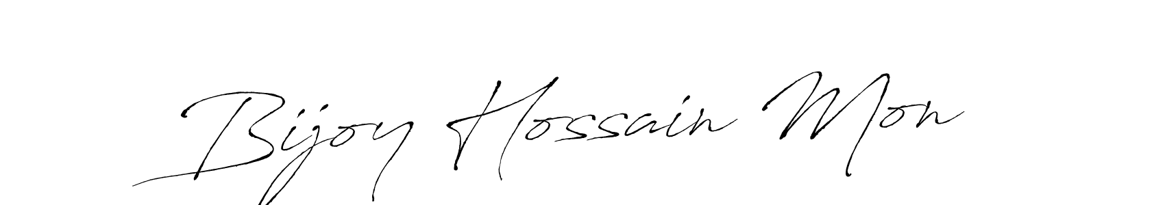 Create a beautiful signature design for name Bijoy Hossain Mon. With this signature (Antro_Vectra) fonts, you can make a handwritten signature for free. Bijoy Hossain Mon signature style 6 images and pictures png